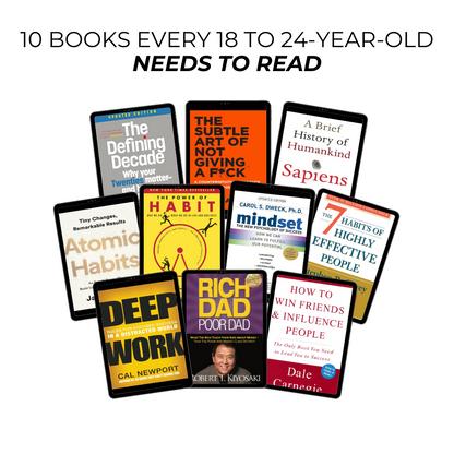 Top 10 Books to Transform the Life of 18 to 24-Year-Olds