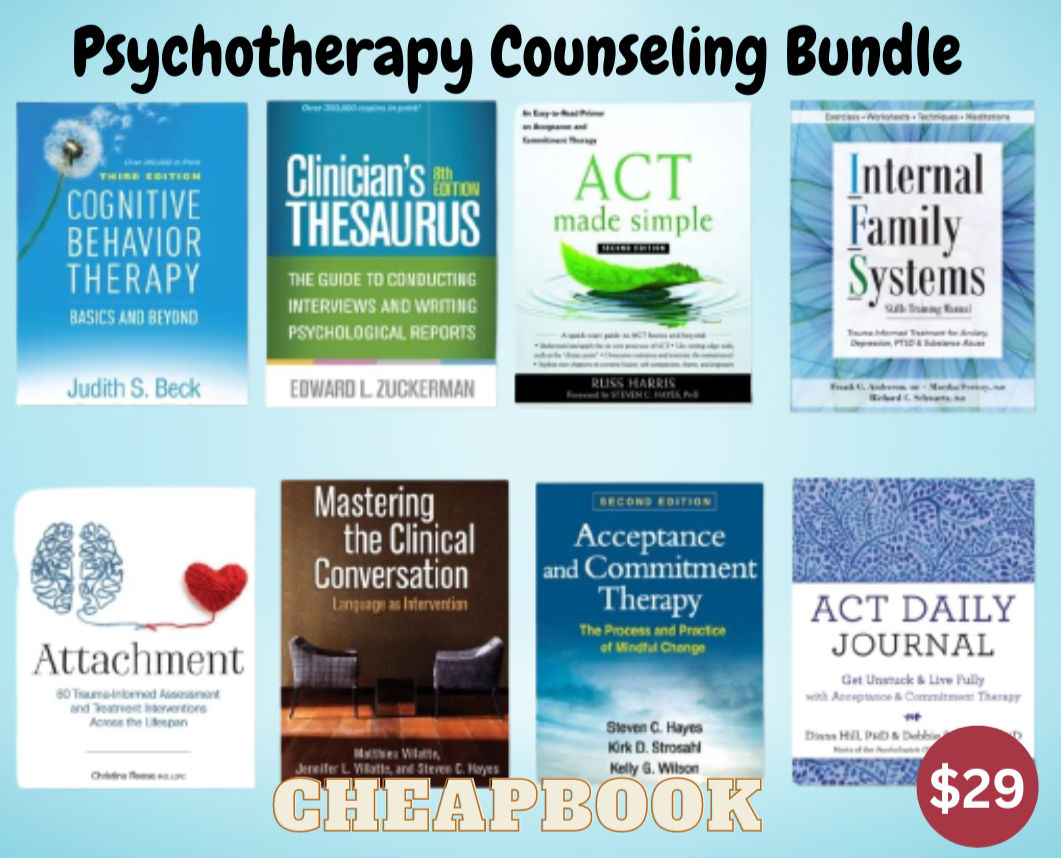 Bundle ng E-Book para sa Psychotherapy Counseling [15 EBOOKS]